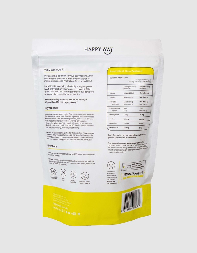 Happy Way - Tropical Whey Protein Water Powder