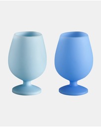 porter green - stemm | silicone unbreakable wine glasses