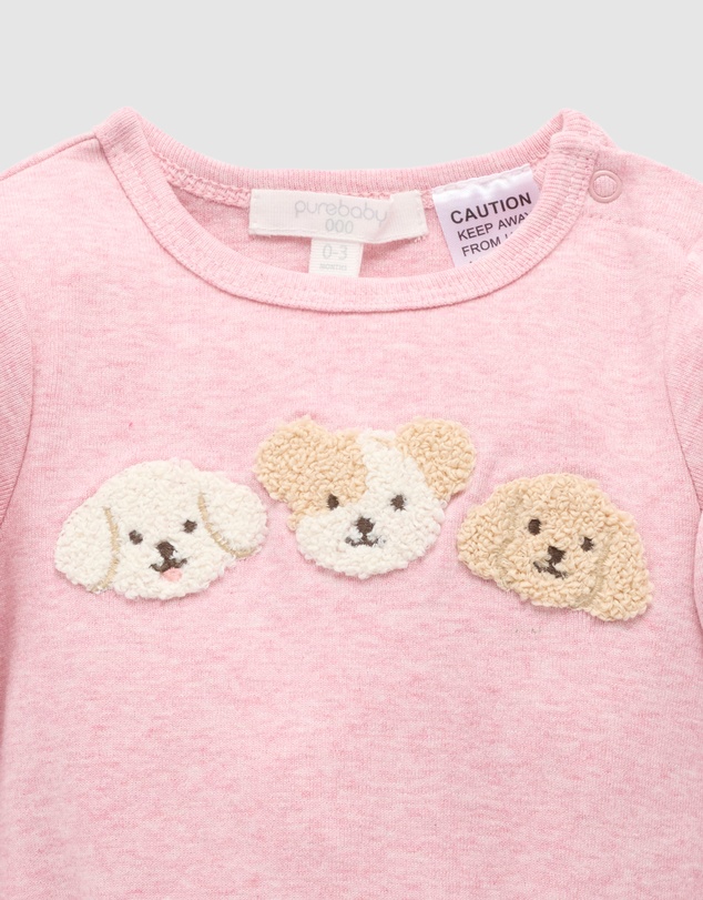 Purebaby - Applique Bodysuit-Kids-Babies