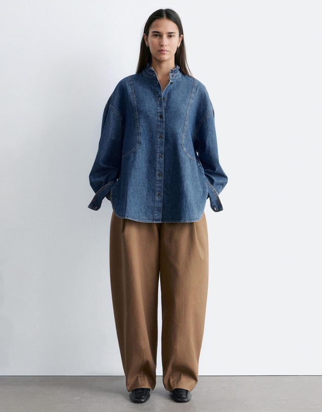 & Other Stories - Oversized Denim Blouse