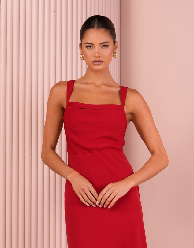 Azzurielle - Kayla Cowl Neck Gown
