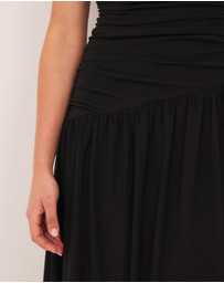 Calli - Aurelia Draped Jersey Maxi Dress