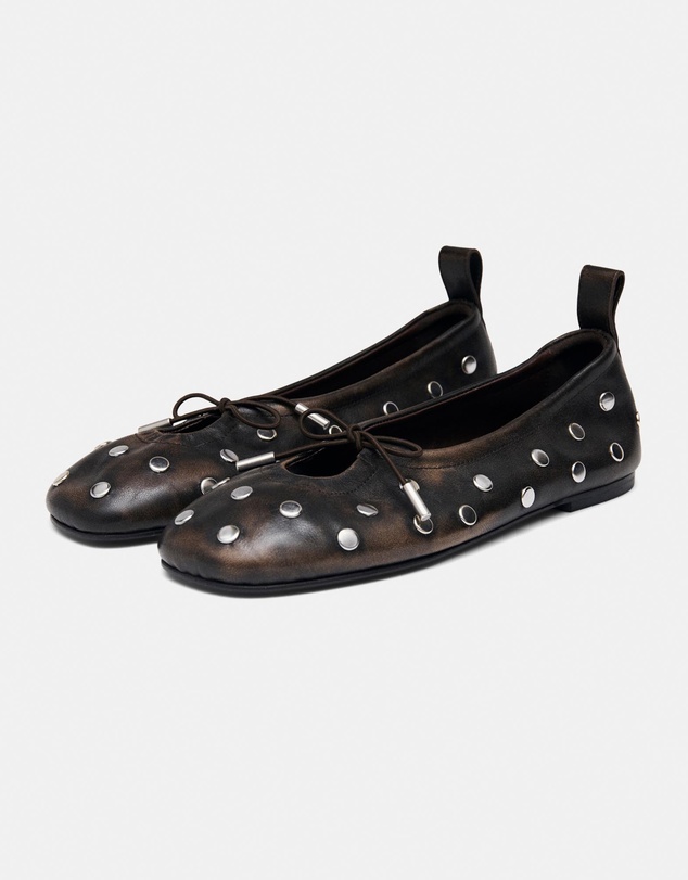 Alohas - Rosalind Leather Ballet Flats - Women's