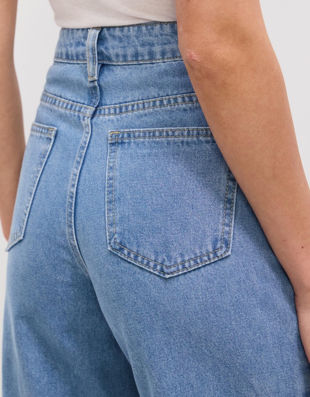 The Fated - Sarah Cropped Straight Wide Jeans