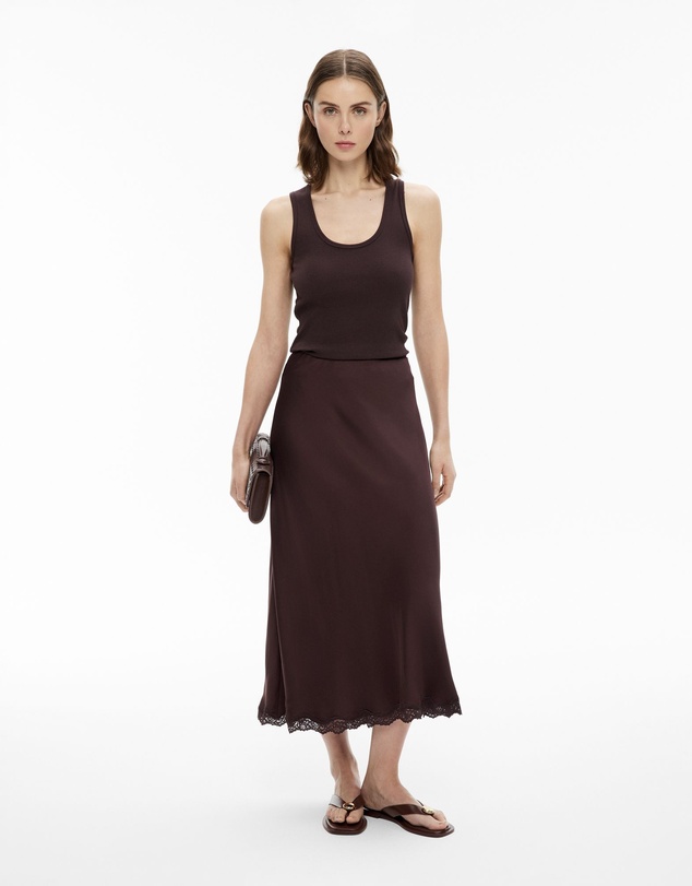 Witchery - Lace Trim Maxi Skirt