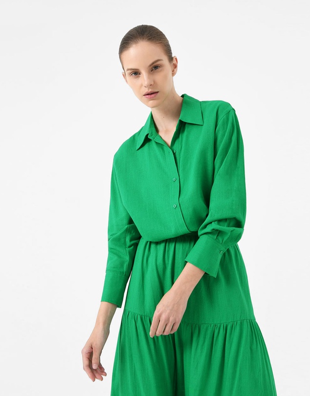 Forcast - Nice Linen Blended Shirt