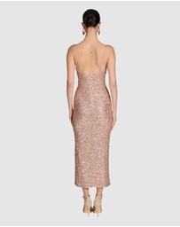 Romance by Honey and Beau - Gaia Cowl Neck Dress
