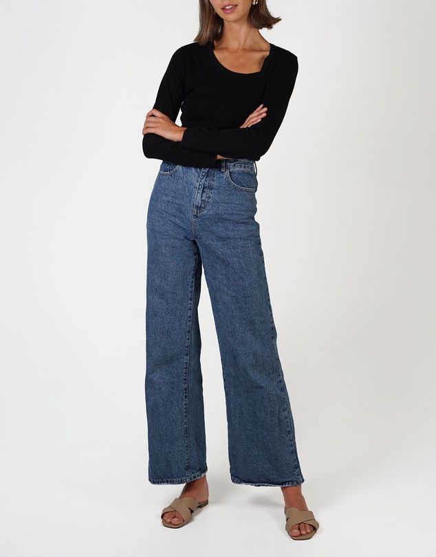 Lydan The Label - Tear Drop Neckline Knit