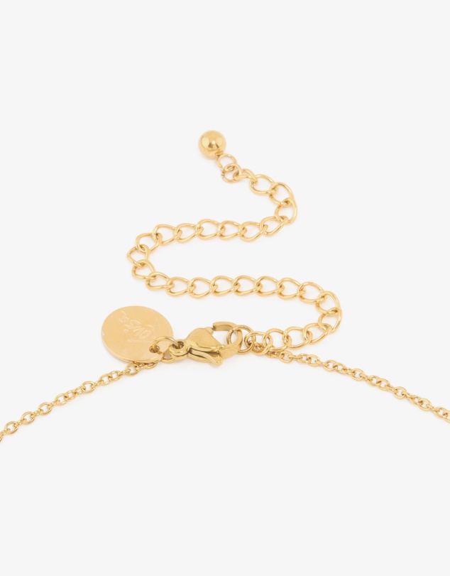 Lovisa - Waterproof Gold Plated Stainless Steel Large Bubble Letter S Necklace