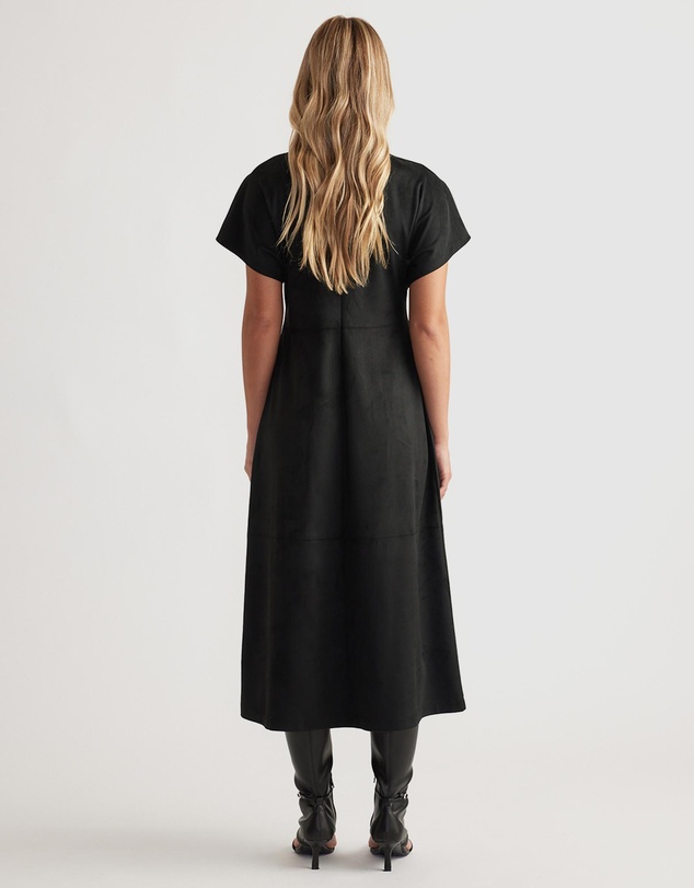 Decjuba - Clara Suede Midi Dress