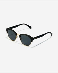 Hawkers Co - HAWKERS - Polarized Gold Dark CLASSIC ROUNDED Sunglasses for Men and Women UV400