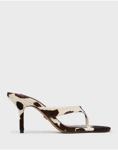 Betts - Ruby Leather Thong Mule Sandals