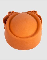 Max Alexander - Felt Orange Pillbox Hat