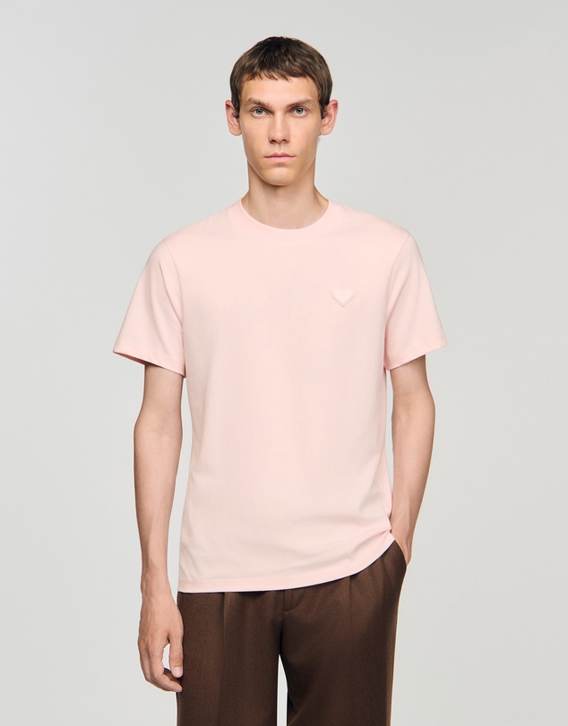 Sandro - Single Coeur Tee Shirt