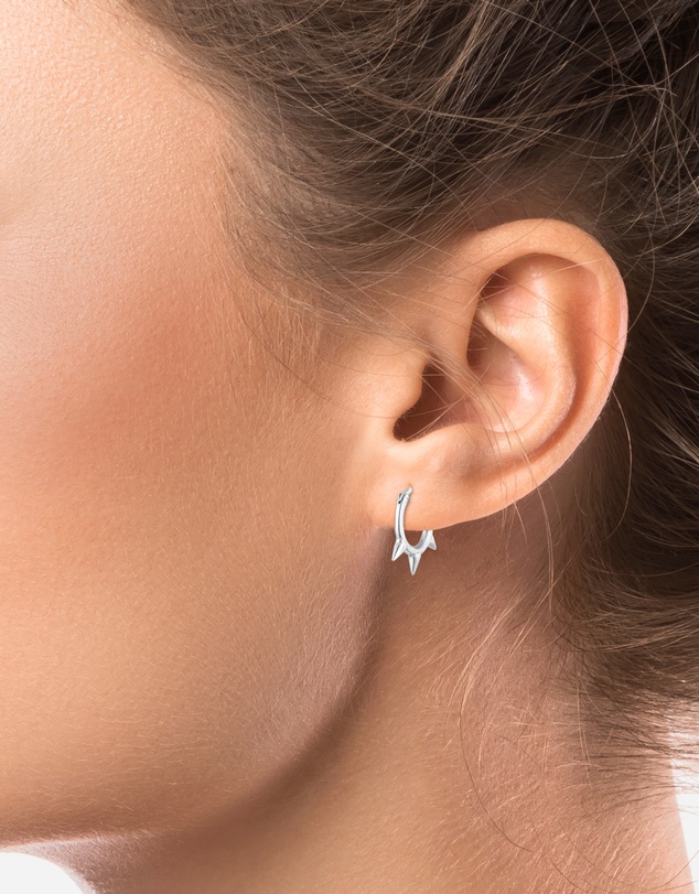 Elli Jewelry - Polished Hoop Earrings in 925 Silver