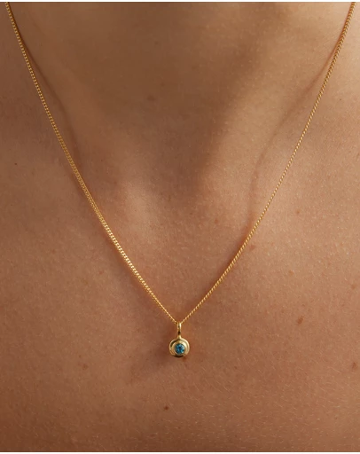 Kirstin Ash - Birthstone Necklace December Tanzanite