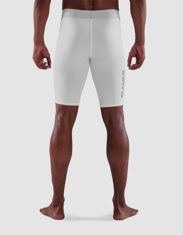 SKINS - SKINS Compression Men's Series-1 Running/Gym Half Tight White