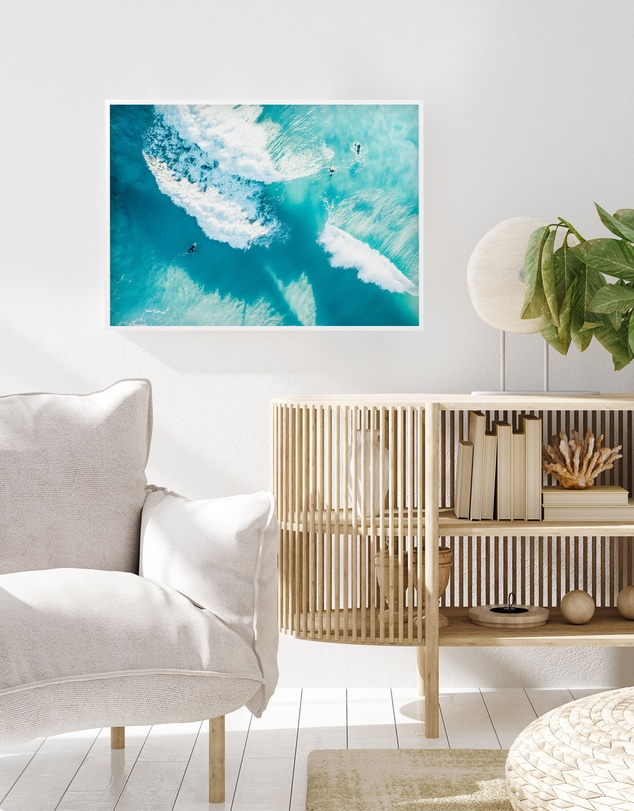 Olive et Oriel - Bondi Waves II Art Print