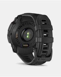 Garmin - Instinct 3 45mm Solar Black Bezel with Black Band