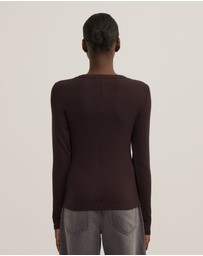 Witchery - Crew Rib Long Sleeve Top