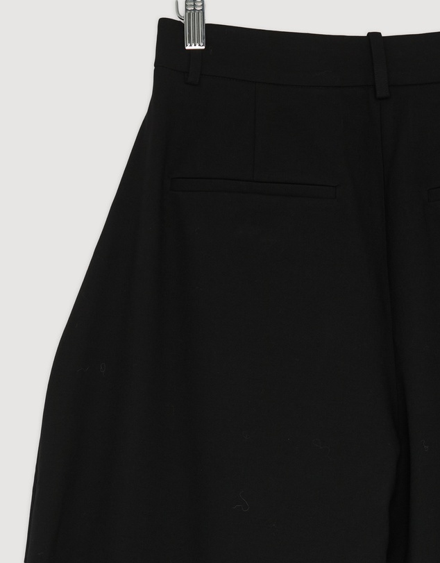 Revibe - Repaired MISHA Mezzaluna Pleated Barrell Leg Trousers - AU 10