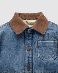 Purebaby - Denim Worker Jacket -Kids-Babies