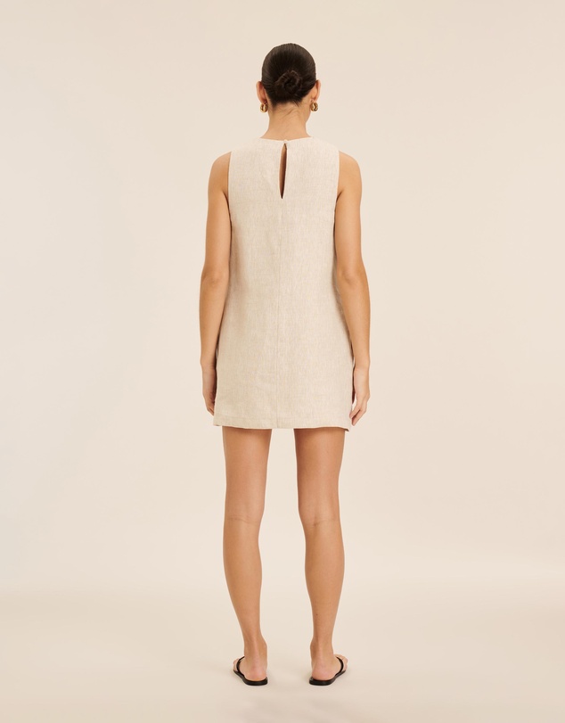 AERE - Linen Mini Shift Dress