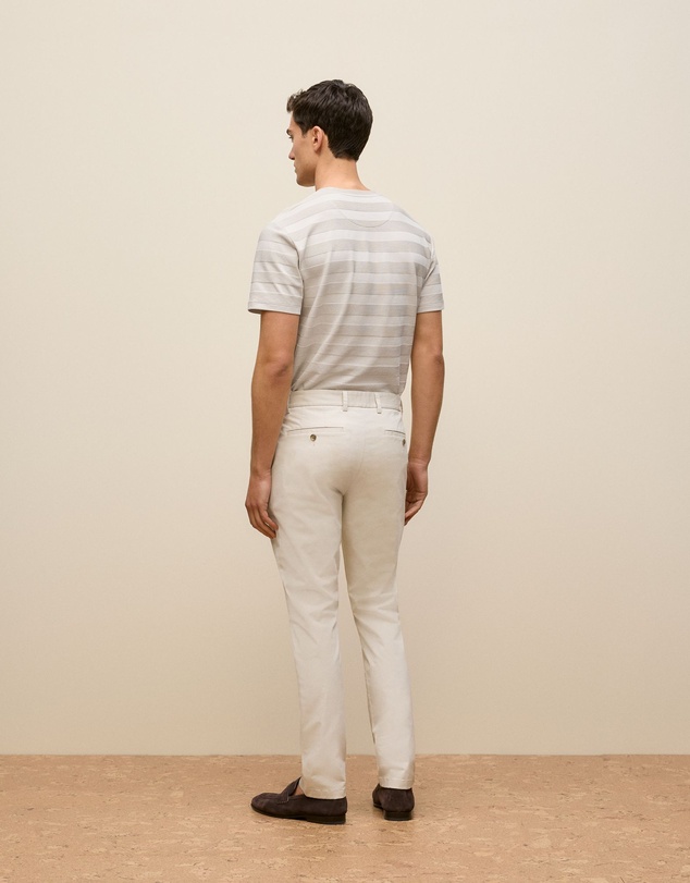 Trenery - Slim Fit Chino Pant in Stone