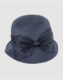 Max Alexander - Summer Navy Cloche Hat