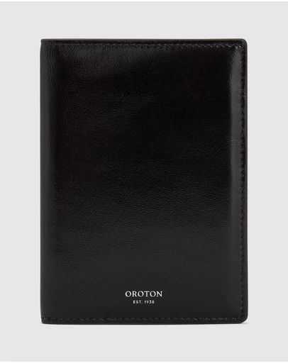 Oroton - Jordan Passport Holder Crackle