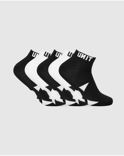 UNIT - UNIT Men's Ankle Socks - 5 Pack