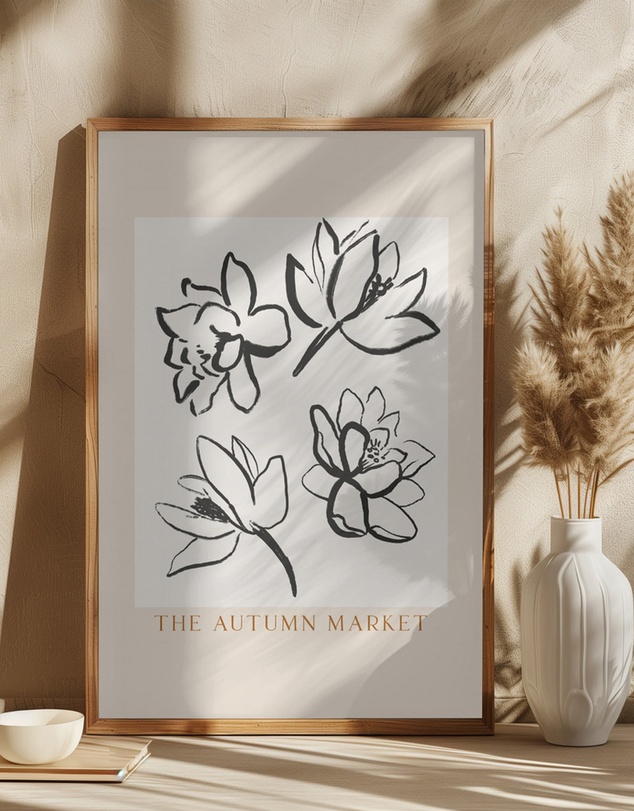 Olive et Oriel - Pure Forms No19 by Treechild Art Print