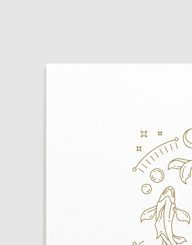 Olive et Oriel - Pisces Celestial Zodiac I Art Print