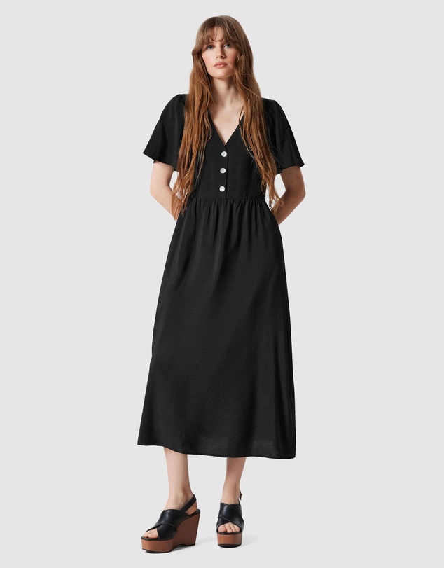 & Other Stories - V-Neck Midi Dress