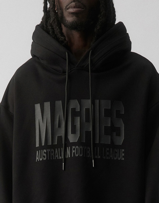 Strateas Carlucci x AFL - Collingwood Magpies Double Hooded Jumper