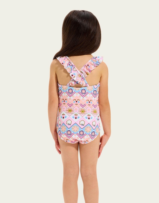 Seafolly - Geo Blossom One-Piece - Kids
