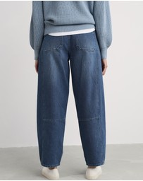 Seasalt - Seasalt Cornwall Blue Gwenver Barrel Leg Jeans