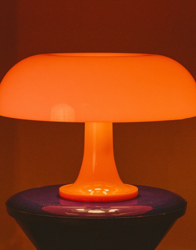 Dennis Did It - Puffball Lamp Blood Orange