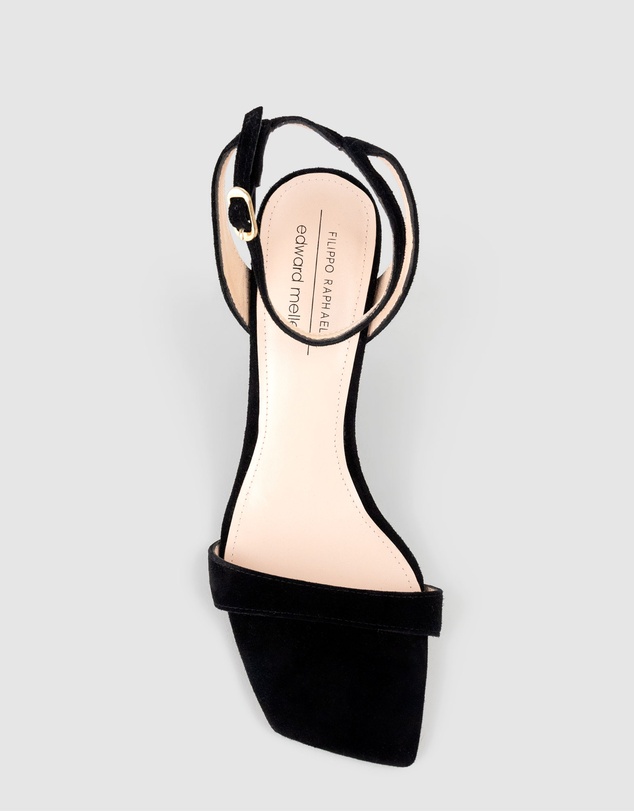 Edward Meller - SHANIA90 Single Strap Sandal on Wedge