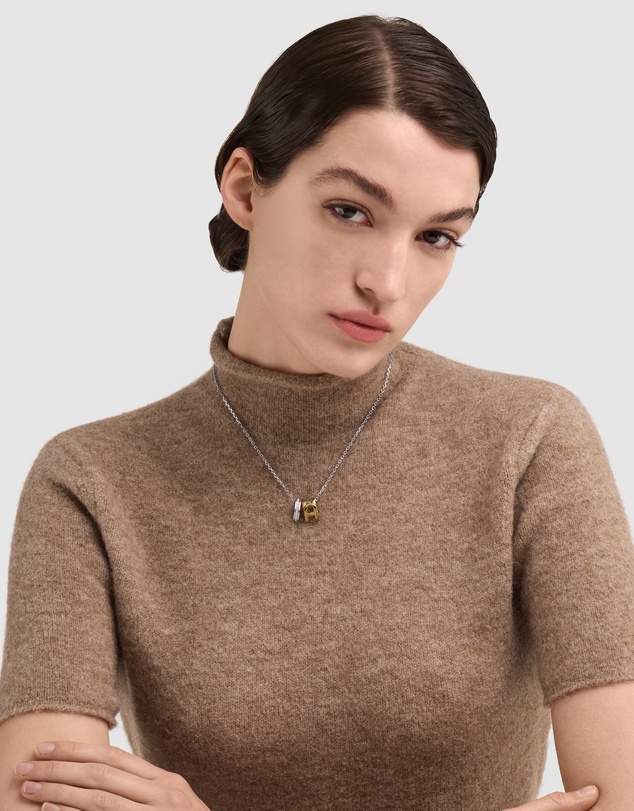 Furla - Furla Arch Essence Gold and Silver-Tone Crystal Necklace