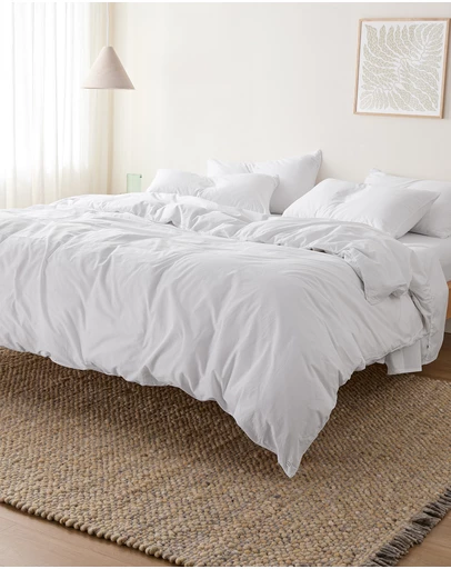 Sheet Society - Leo Washed Cotton Quilt Cover Set