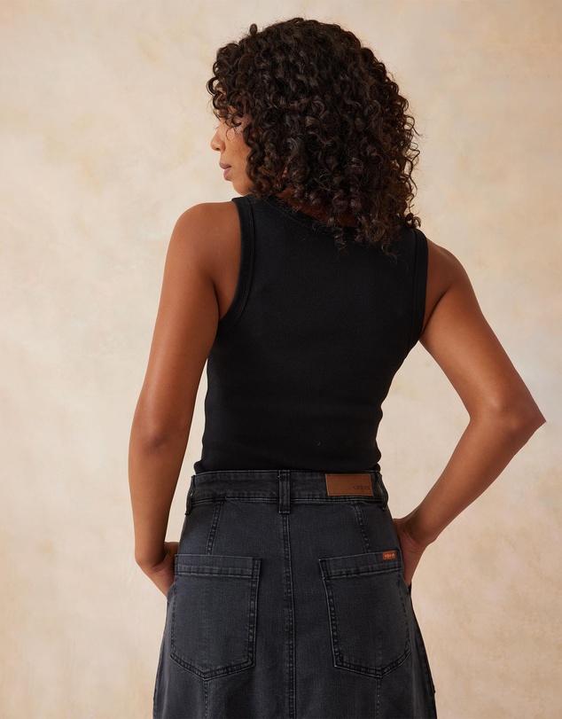 Ceres Life - Zoe Contour Rib Scoop Tank