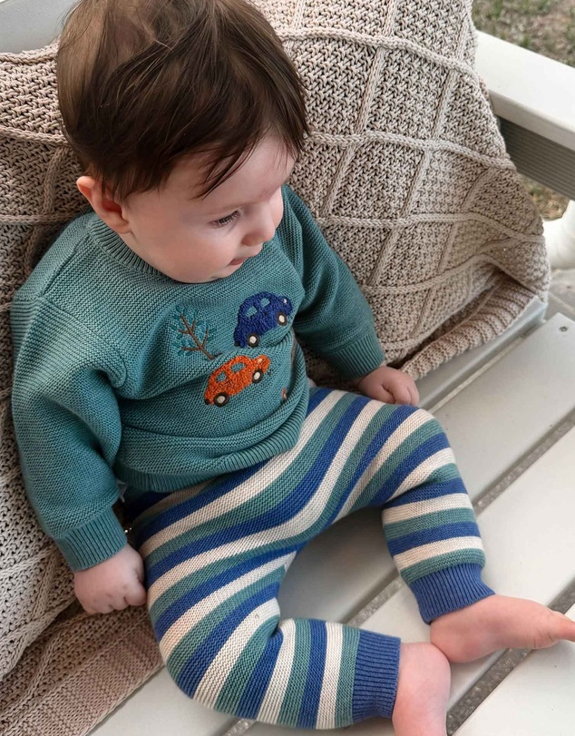 Purebaby - Knitted Legging -Kids-Babies