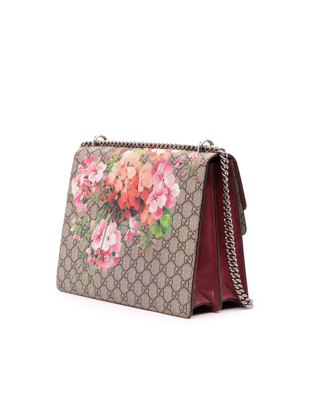 Pre-Loved by Azura Reborn - Pre-Loved Medium GG Supreme Blooms Dionysus Shoulder Bag