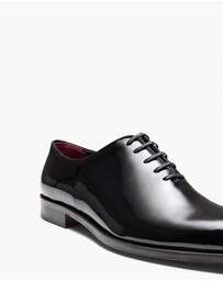 Aquila - D'ORO Collection - Simmons Patent Black Oxford Shoes