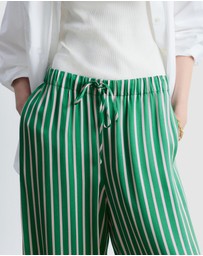 & Other Stories - Drawstring Satin Trousers