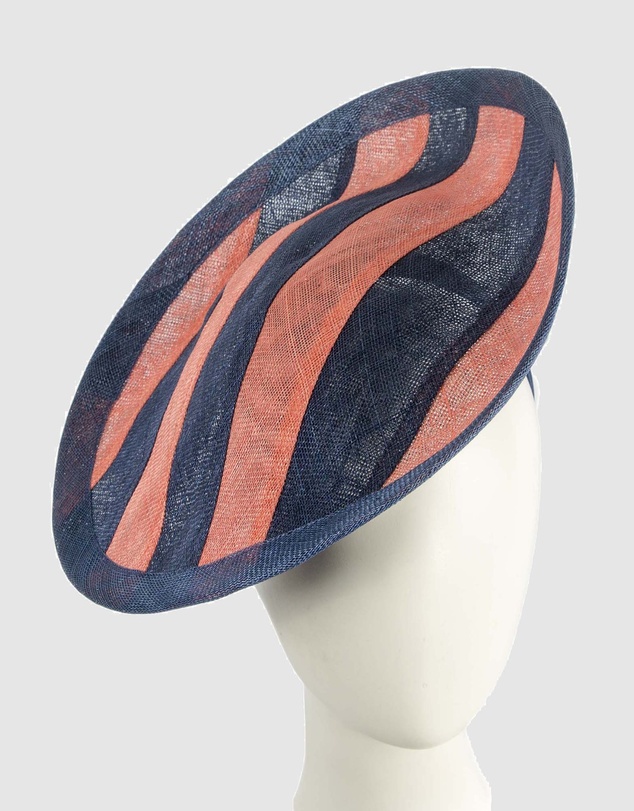Max Alexander - Large Multicolor Plate Racing Fascinator Racing Fascinator