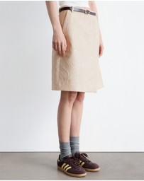 & Other Stories - A-line Jacquard Midi Skirt