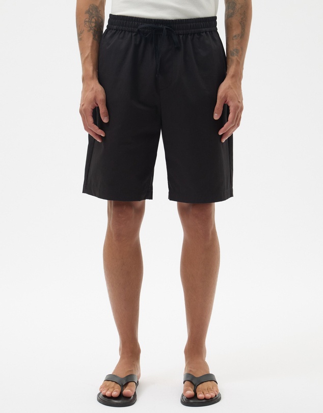 AERE - Long Linen Blend Shorts