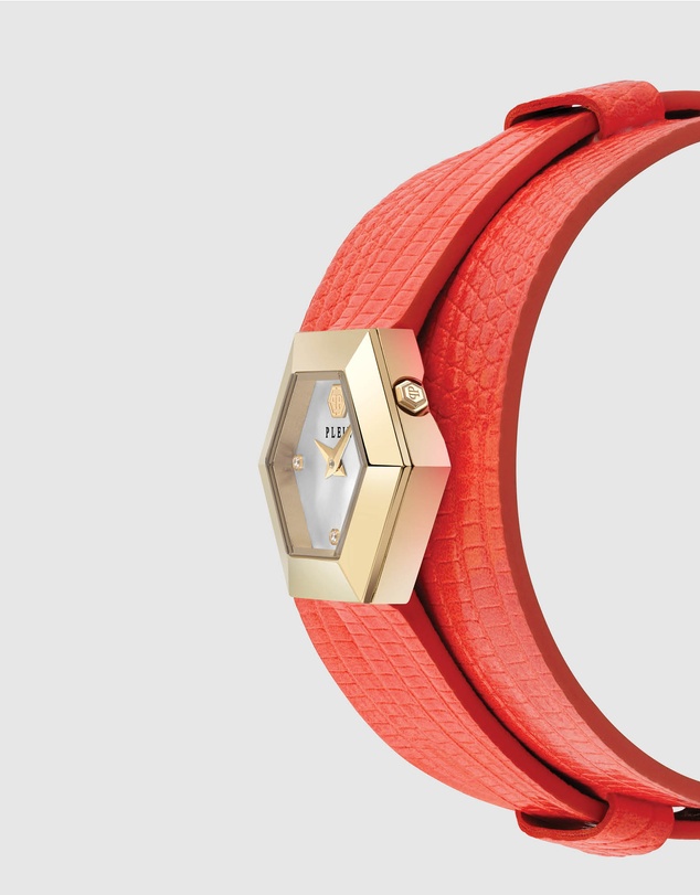 Philipp Plein - LA JUNGLE DE PLEIN 28mm Gold-Tone Analogue